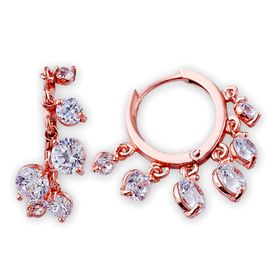 Bella Gloria GP00090 Altın Kaplamalı Gümüş Şıkıdım Küpe