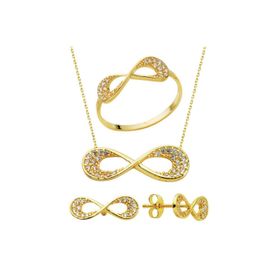 Bella Gloria GP00149 Mikro Taşlı Halka Rose Gümüş Küpe