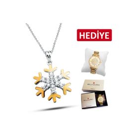 Bella Gloria GP00166 Sallantılı Yuvarlak Rose Gümüş Küpe