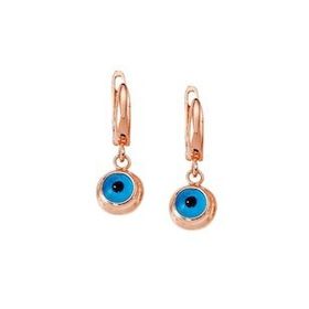 Bella Gloria GP00193 Nazarlı Rose Gümüş Küpe