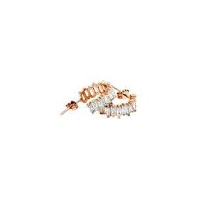 Bella Gloria GP00206 Baget Taşlı Rose Gümüş Küpe