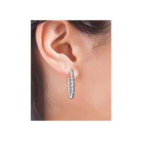Bella Gloria GP00220 Halka Top Gümüş Küpe