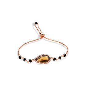 Bella Gloria GP00298 Elmas Piercing Roz Gümüş Küpe
