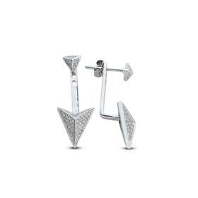 Bella Gloria GP00304 Ok Piercing Gümüş Küpe