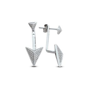 Bella Gloria GP00304 Ok Piercing Gümüş Küpe