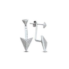 Bella Gloria GP00304 Ok Piercing Gümüş Küpe