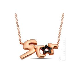 Bella Gloria GPK0032 Rose Yıldızımsın Pırlanta Kolye