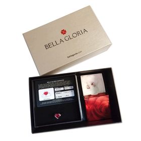 Bella Gloria GPY0044 Kırmızı Kuartz Roz Aşk Yüzüğü