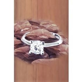 Bella Gloria GY00364 Tektaş Gümüş Yüzük