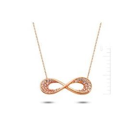 Bella Gloria PP78308 Sonsuz Aşkımız Rose Altın Kolye