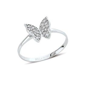 Bella Gloria PR78063 Altın Kelebek Yüzük