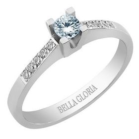 Bella Gloria SL00TS2 Tektaş Pırlanta Yüzük