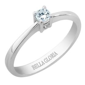 Bella Gloria SLTK984 Tektaş Pırlanta Yüzük