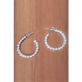 Bella Gloria TGB0179 Kırmızı Kalpler Kadın Gümüş Bileklik