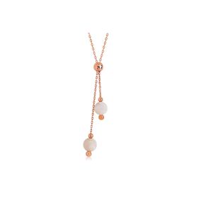 Bella Gloria TGK0131 Sonsuzluk Rose Kadın Gümüş Kolye