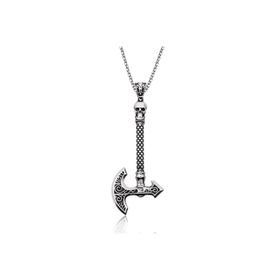 Bella Gloria TGK0137 Kırmızı Kare Rose Gümüş Kolye