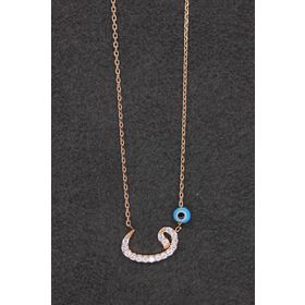 Bella Gloria TGK0182 Vav Rose Kadın Gümüş Kolye