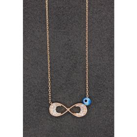 Bella Gloria TGK0185 Sonsuzluk Rose Gümüş Kolye