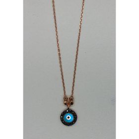 Bella Gloria TGK0199 Nazar Rose Kadın Gümüş Kolye