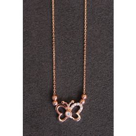 Bella Gloria TGK0280 Yeşil Denizyıldızı Rose Kadın Gümüş Kolye