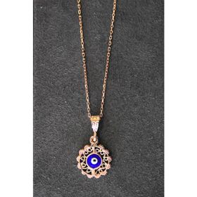 Bella Gloria TGK0327 Nazarlı Rose Kadın Gümüş Kolye