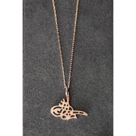 Bella Gloria TGK0334 Tuğra Rose Kadın Gümüş Kolye