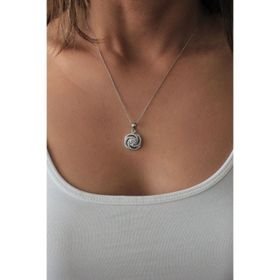 Bella Gloria TGK0383 Lava Gümüş Kolye