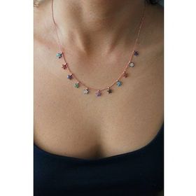 Bella Gloria TGK0396 Pembe Kadın Kolye
