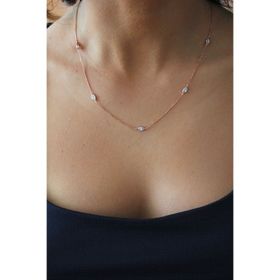 Bella Gloria TGK0407 Pembe Kadın Kolye