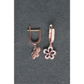 Bella Gloria TGP0063 Çiçek Gümüş Küpe