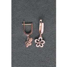 Bella Gloria TGP0063 Çiçek Gümüş Küpe