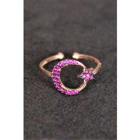 Bella Gloria TGP0084 Telli Tektaş Rose Gümüş Küpe