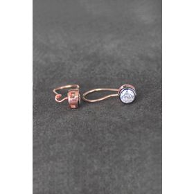 Bella Gloria TGP0084 Telli Tektaş Rose Gümüş Küpe