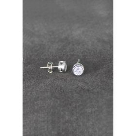 Bella Gloria TGP0086 Tektaş Gümüş Küpe