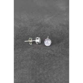 Bella Gloria TGP0086 Tektaş Gümüş Küpe