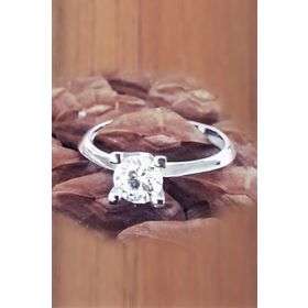Bella Gloria TGP0098 Tektaş Gümüş Küpe