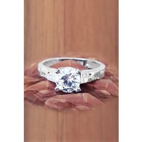 Bella Gloria TGP0099 Üç Taş Rose Gümüş Küpe