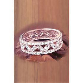 Bella Gloria TGP0105 Halkalı Kutup Yıldızı Rose Gümüş Küpe
