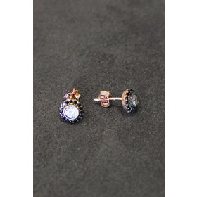 Bella Gloria TGP0128 Elmas Modeli Tektaş Rose Gümüş Küpe