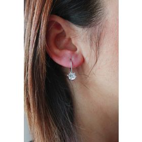 Bella Gloria TGP0213 Tektaş Telli Gümüş Küpe