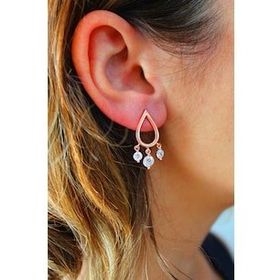 Bella Gloria TGP0255 Pembe Kadın Küpe
