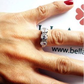 Bella Gloria Tria Gy00329 Gümüş Yüzük