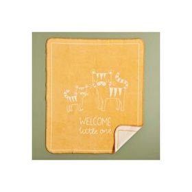 Bella Maison 100x120 cm Hardal Tiger Pamuklu Bebek Battaniyesi