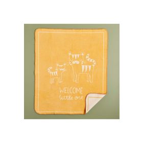Bella Maison 100x120 cm Hardal Tiger Pamuklu Bebek Battaniyesi