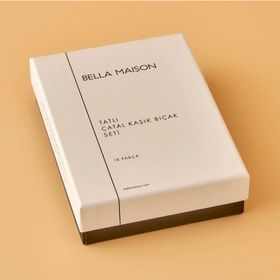 Bella Maison 5002867925 Siena 18 Parça Silver Tatlı Çatal Kaşık Bıçak Seti