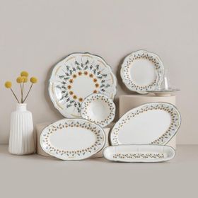 Bella Maison Adelina Stoneware Yeşil 26 Parça 6 Kişilik Kahvaltı Takımı