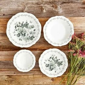 Bella Maison Isabella Stoneware Yeşil 24 Parça 6 Kişilik Yemek Takımı