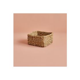 Bella Maison Kiara Hasır Kare Naturel 22x22x10 cm Sepet