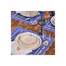 Bella Maison Marine Mavi 24 Parça 6 Kişilik Yemek Takımı