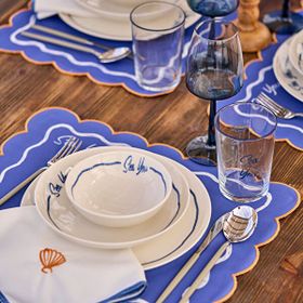 Bella Maison Marine Mavi 24 Parça 6 Kişilik Yemek Takımı